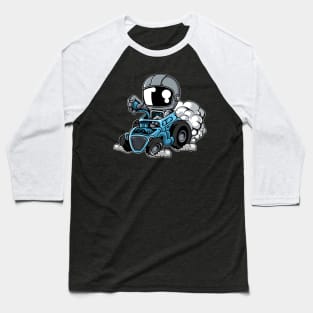 Astronaut Hot Rod Baseball T-Shirt